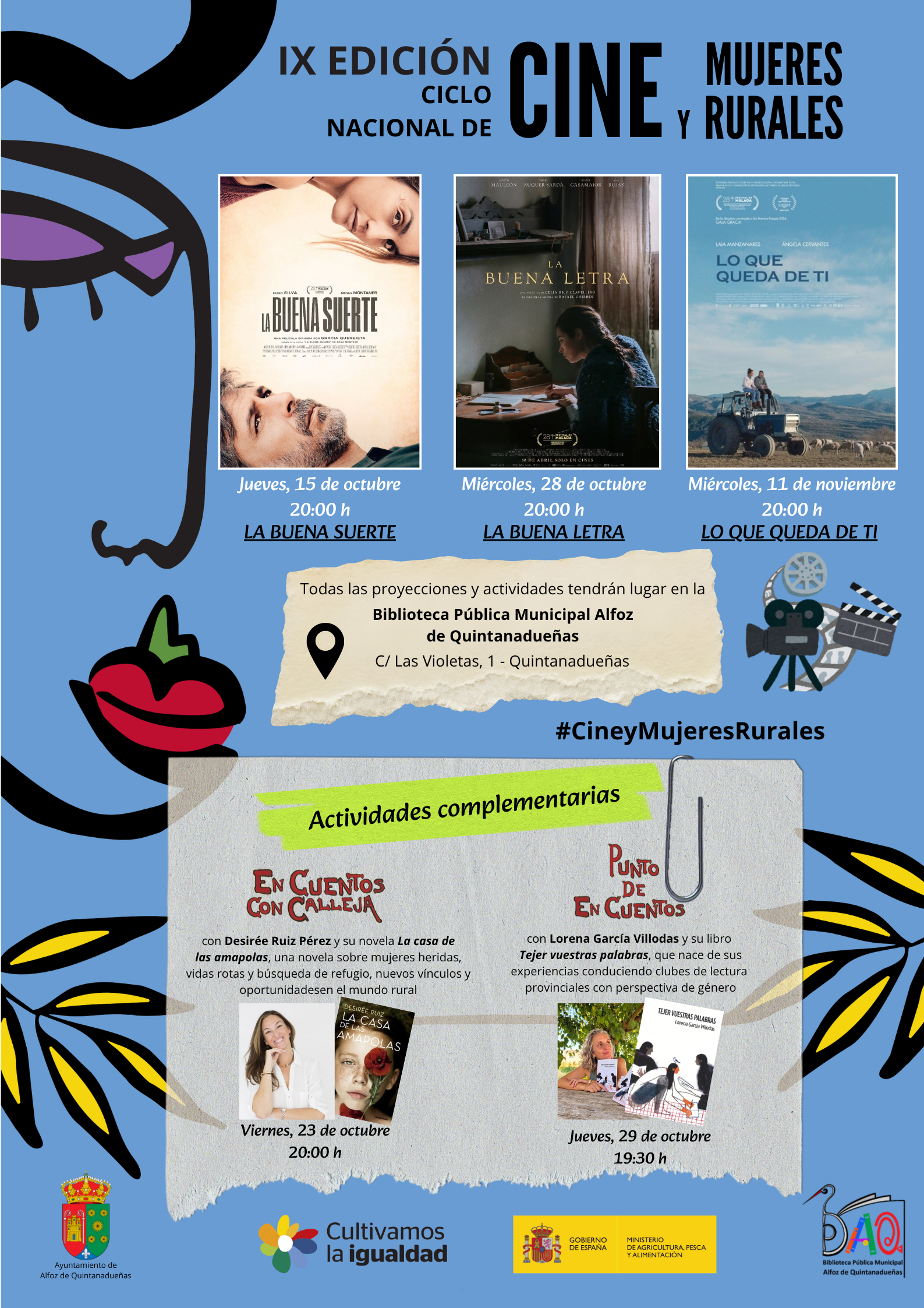 IX Ciclo de Cine y Mujeres Rurales
