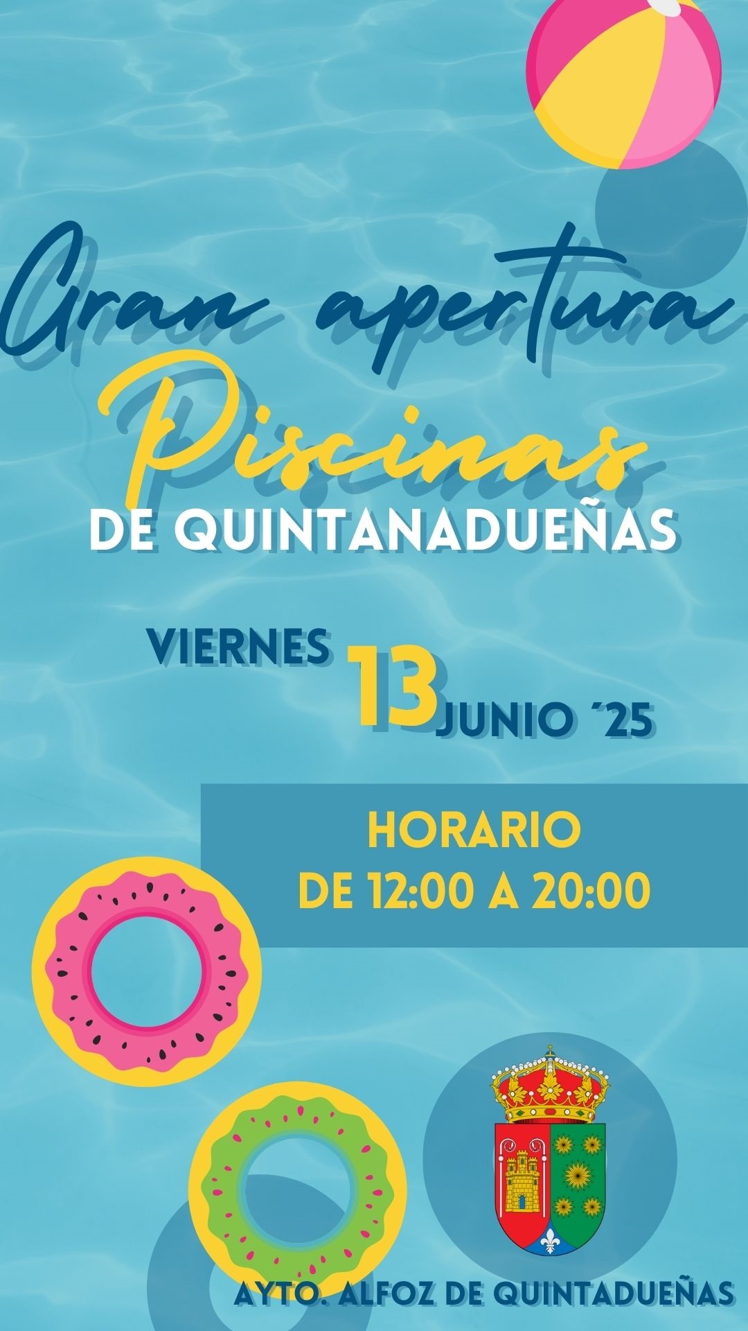Apertura piscinas Quintanadueñas