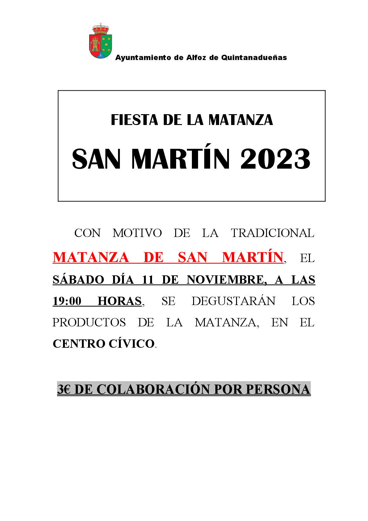 Fiesta de San Martín 2023