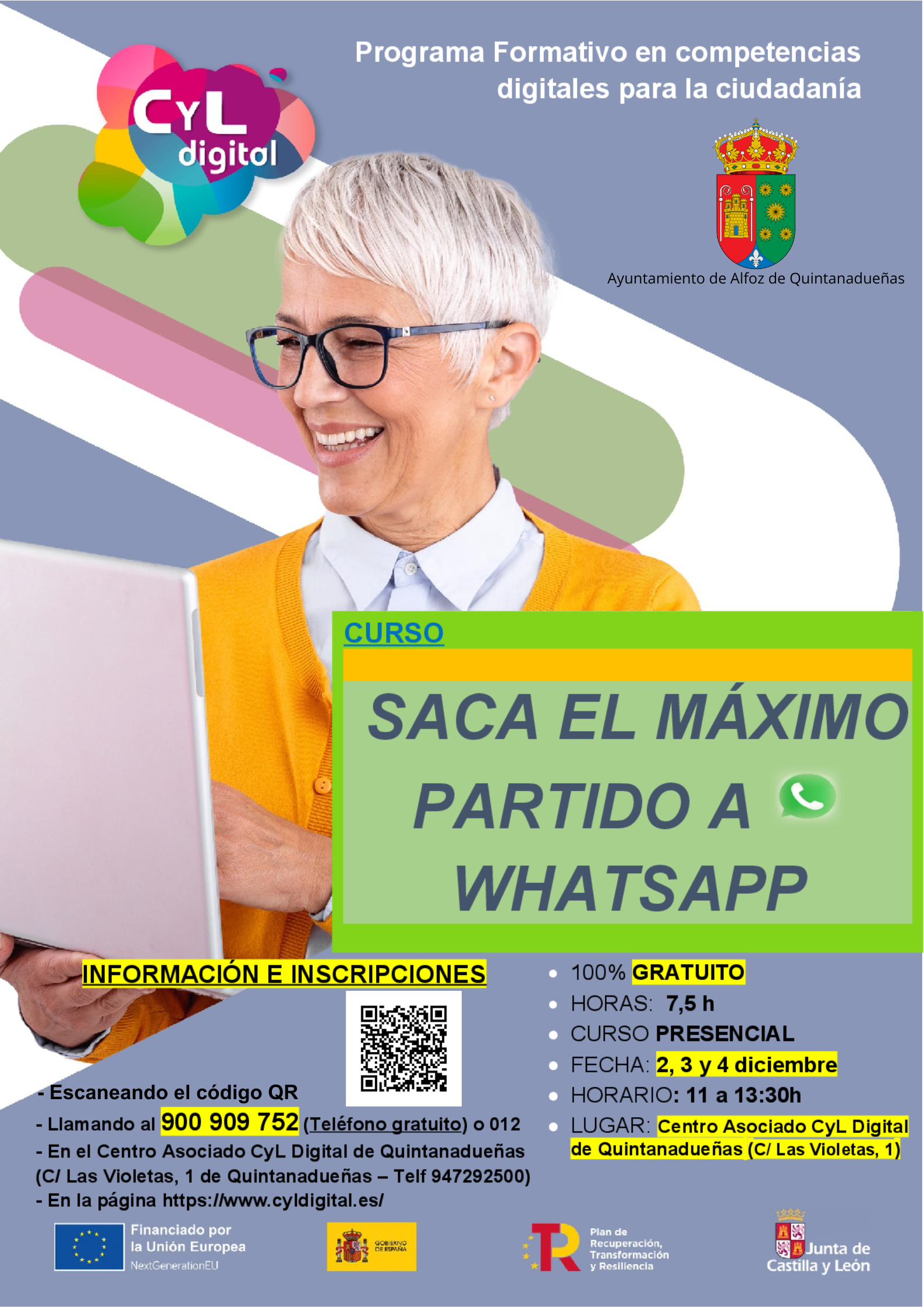 Curso CyL Digital: Saca el máximo partido a Whatsapp